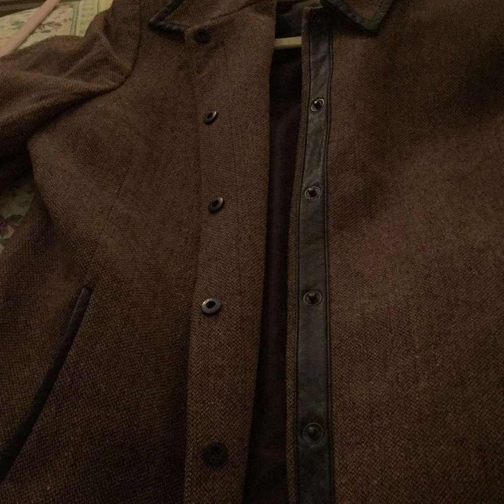 Vintage Kasper wool silk blended herringbone blazer - Picture 10 of 11